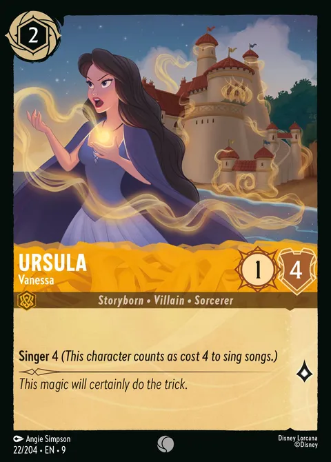 Ursula — Vanessa Disney Lorcana card