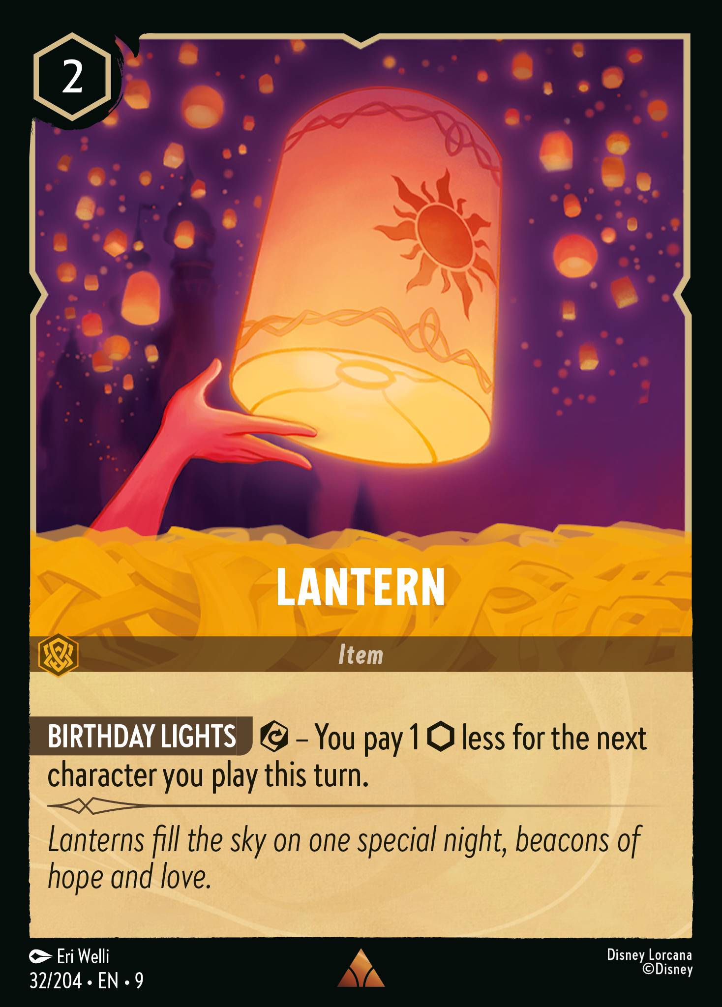 Lantern Disney Lorcana card