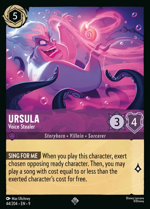 Ursula — Voice Stealer Disney Lorcana card
