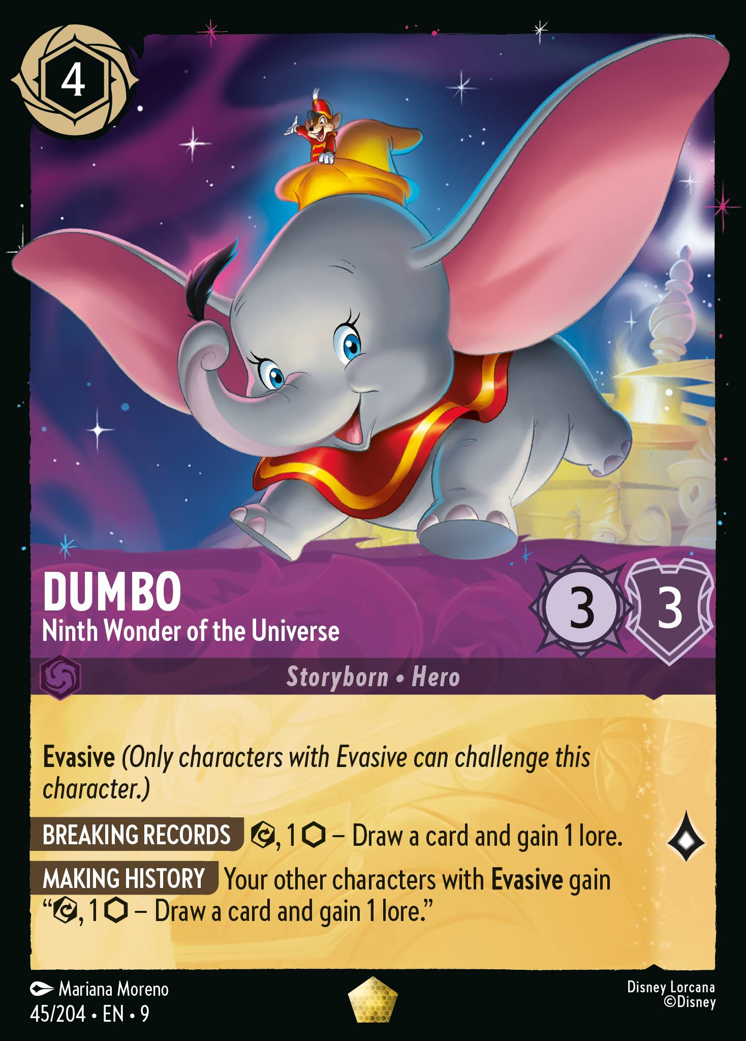 Dumbo — Ninth Wonder of the Universe Disney Lorcana card