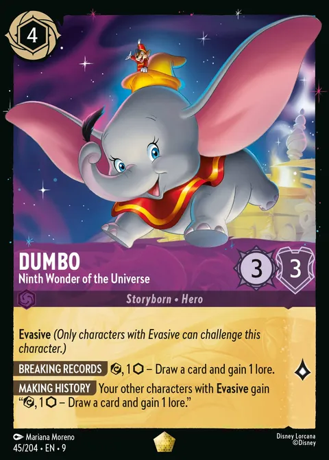 Dumbo — Ninth Wonder of the Universe Disney Lorcana card