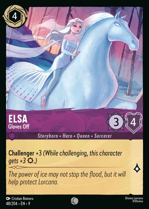 Elsa — Gloves Off Disney Lorcana card