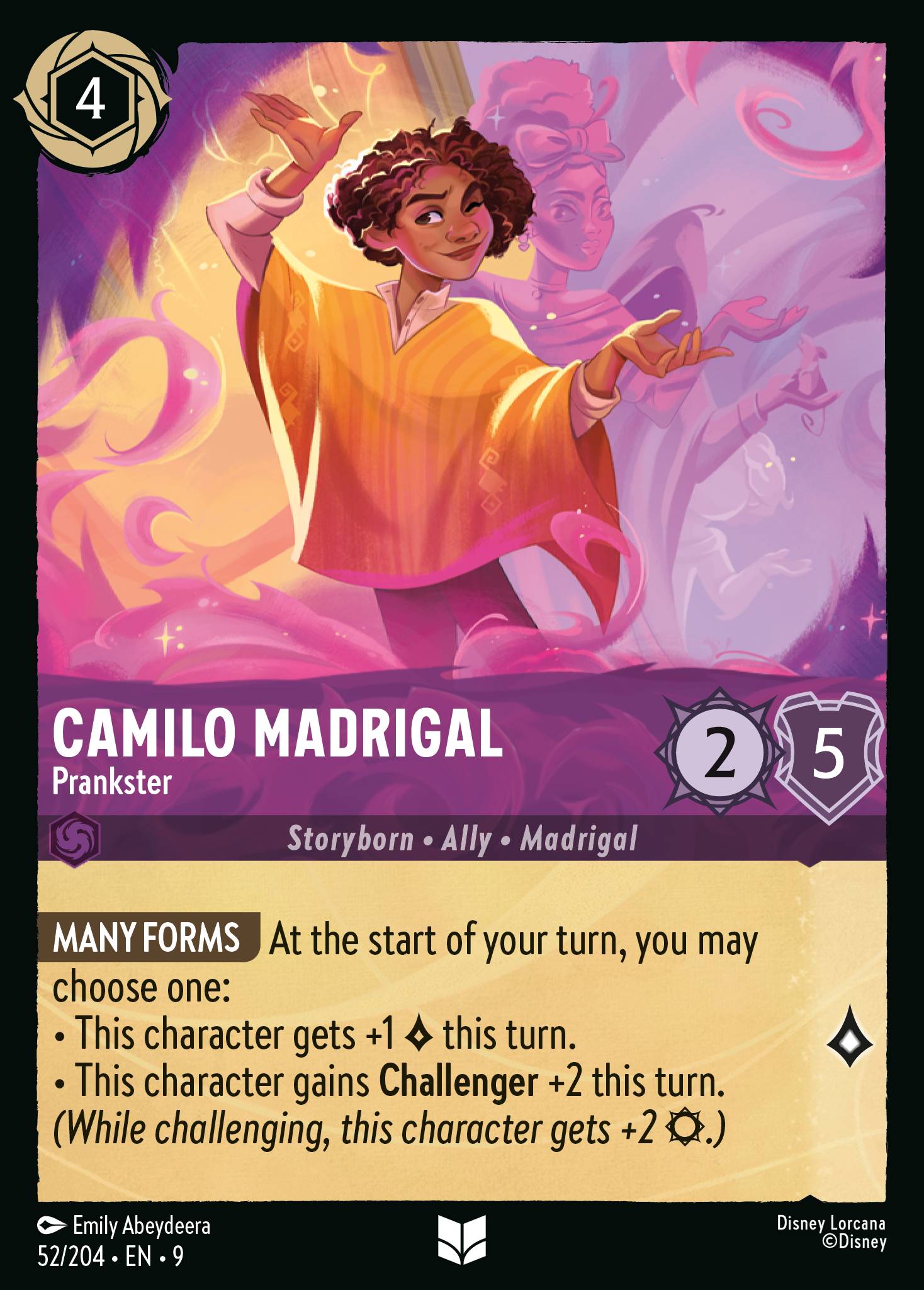 Camilo Madrigal — Prankster Disney Lorcana card