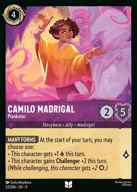 Camilo Madrigal — Prankster Disney Lorcana card