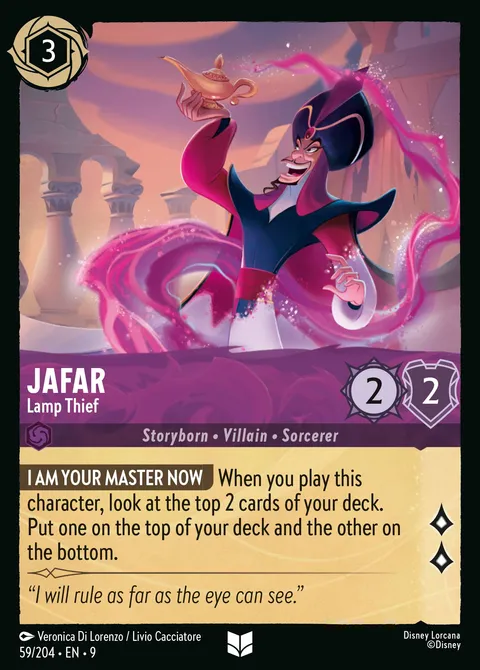 Jafar — Lamp Thief Disney Lorcana card