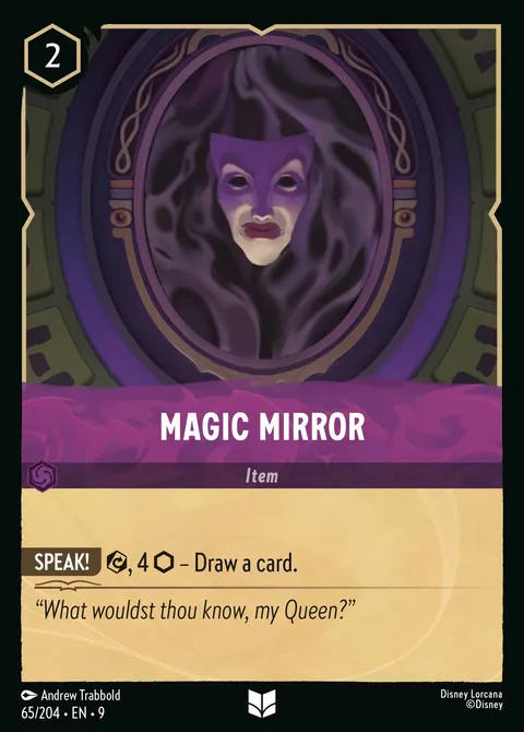 Magic Mirror Disney Lorcana card
