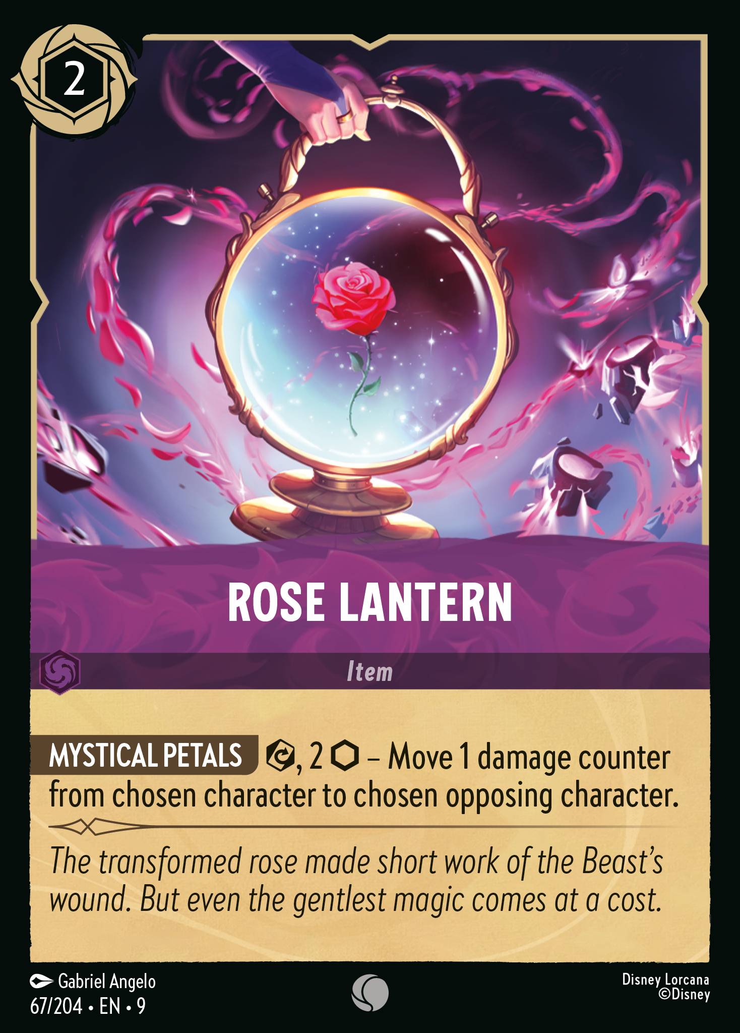 Rose Lantern Disney Lorcana card