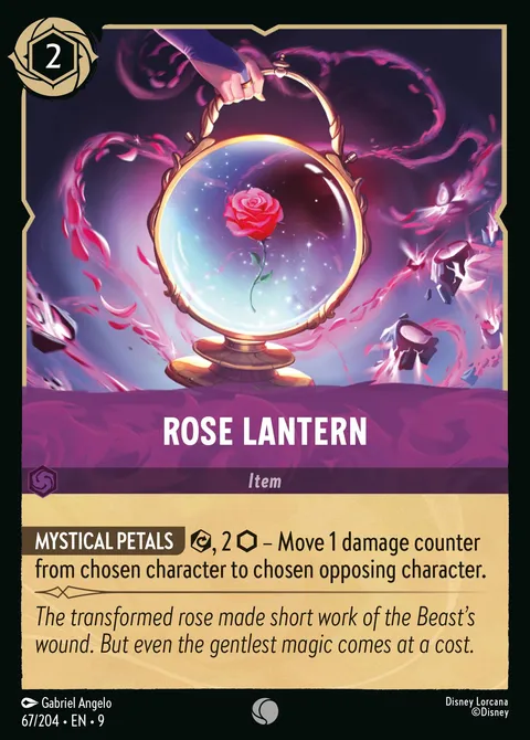 Rose Lantern Disney Lorcana card