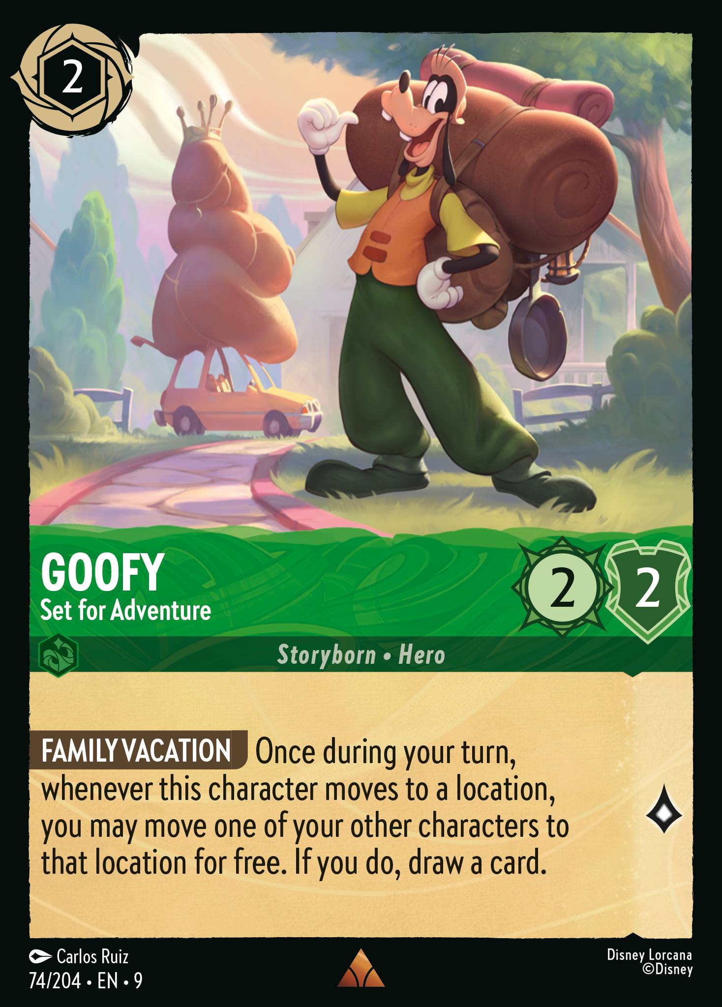 Goofy — Set for Adventure Disney Lorcana card