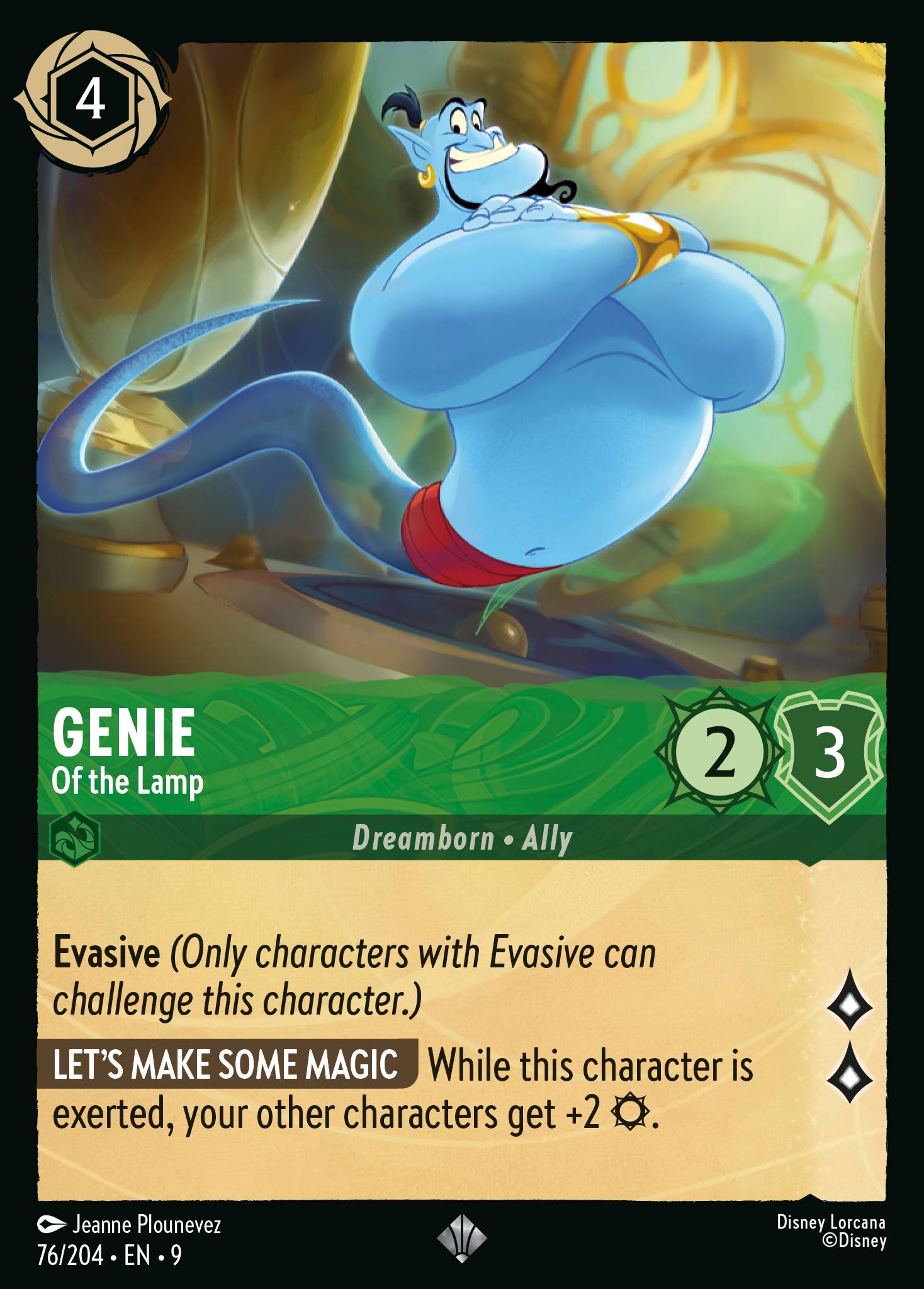 Genie — Of the Lamp Disney Lorcana card