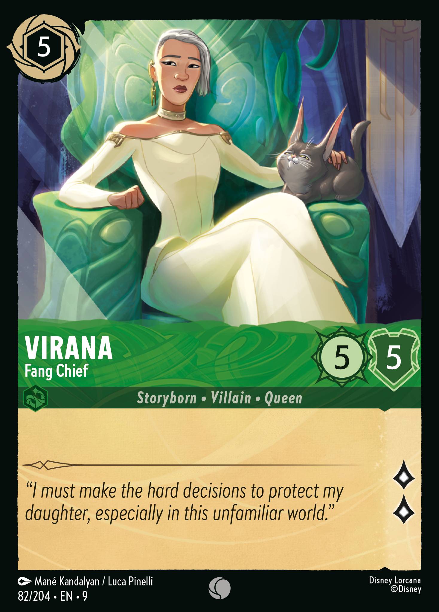 Virana — Fang Chief Disney Lorcana card