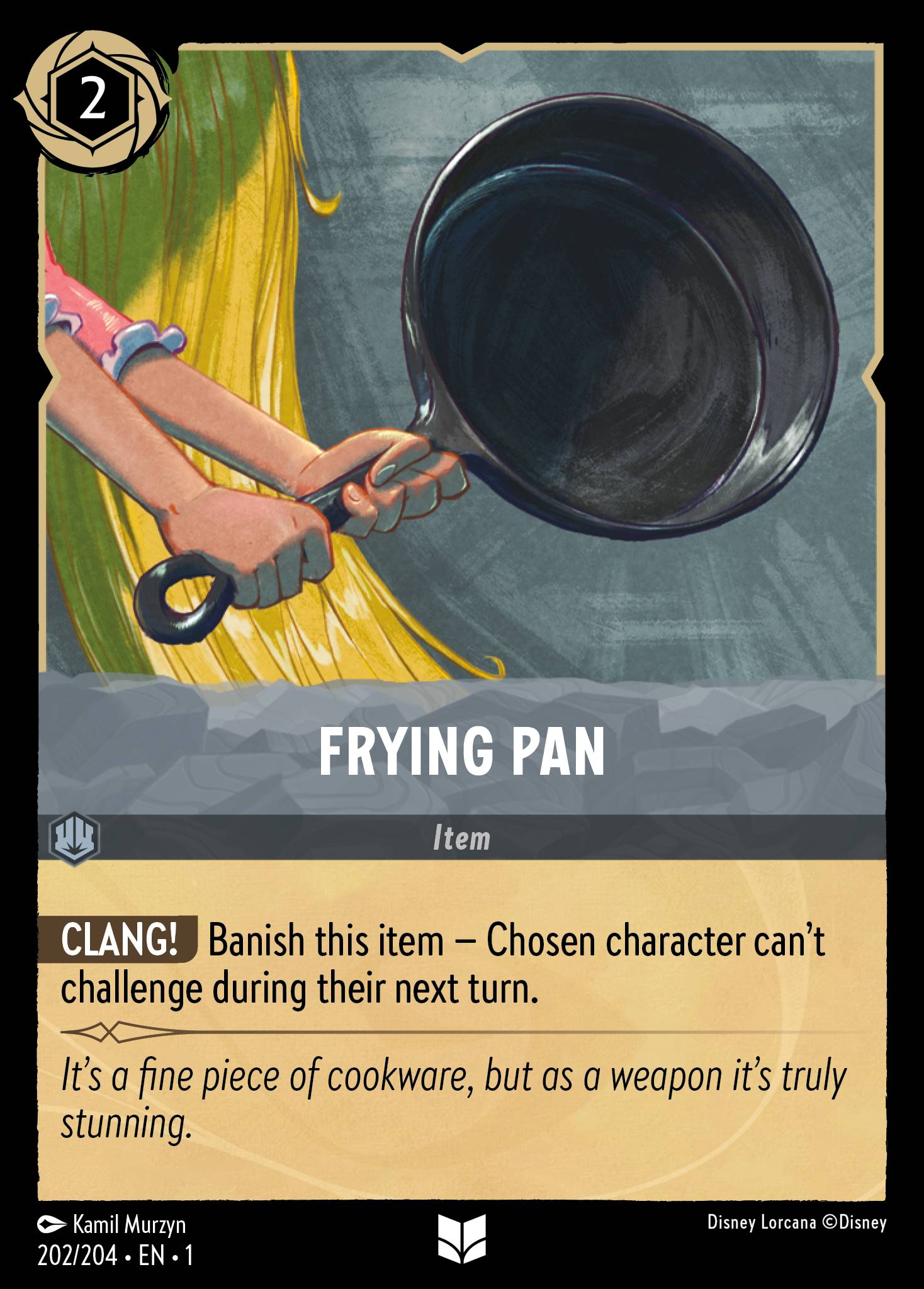 Frying Pan Disney Lorcana card