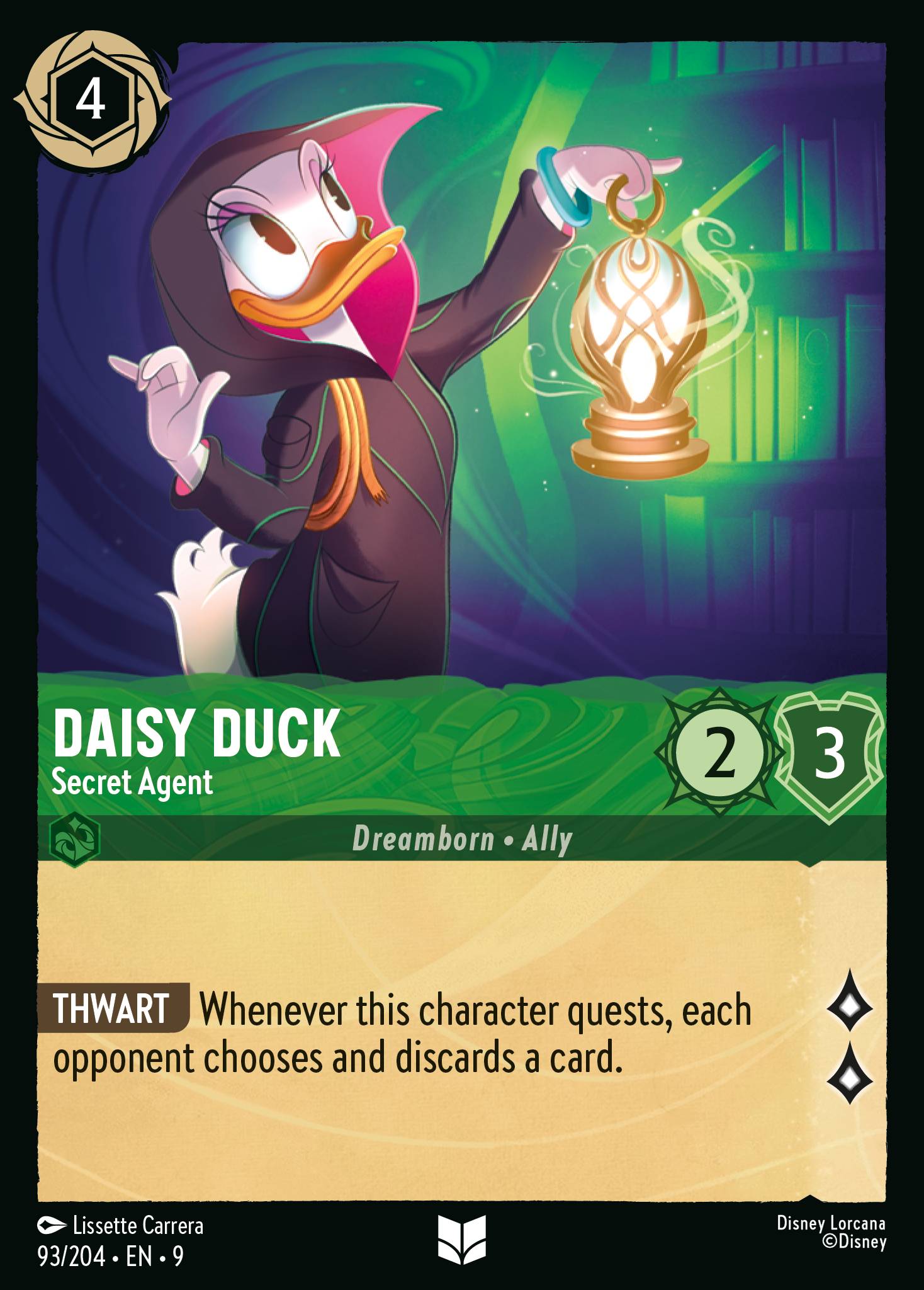 Daisy Duck — Secret Agent Disney Lorcana card