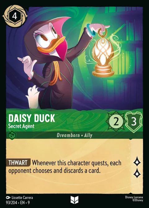 Daisy Duck — Secret Agent Disney Lorcana card