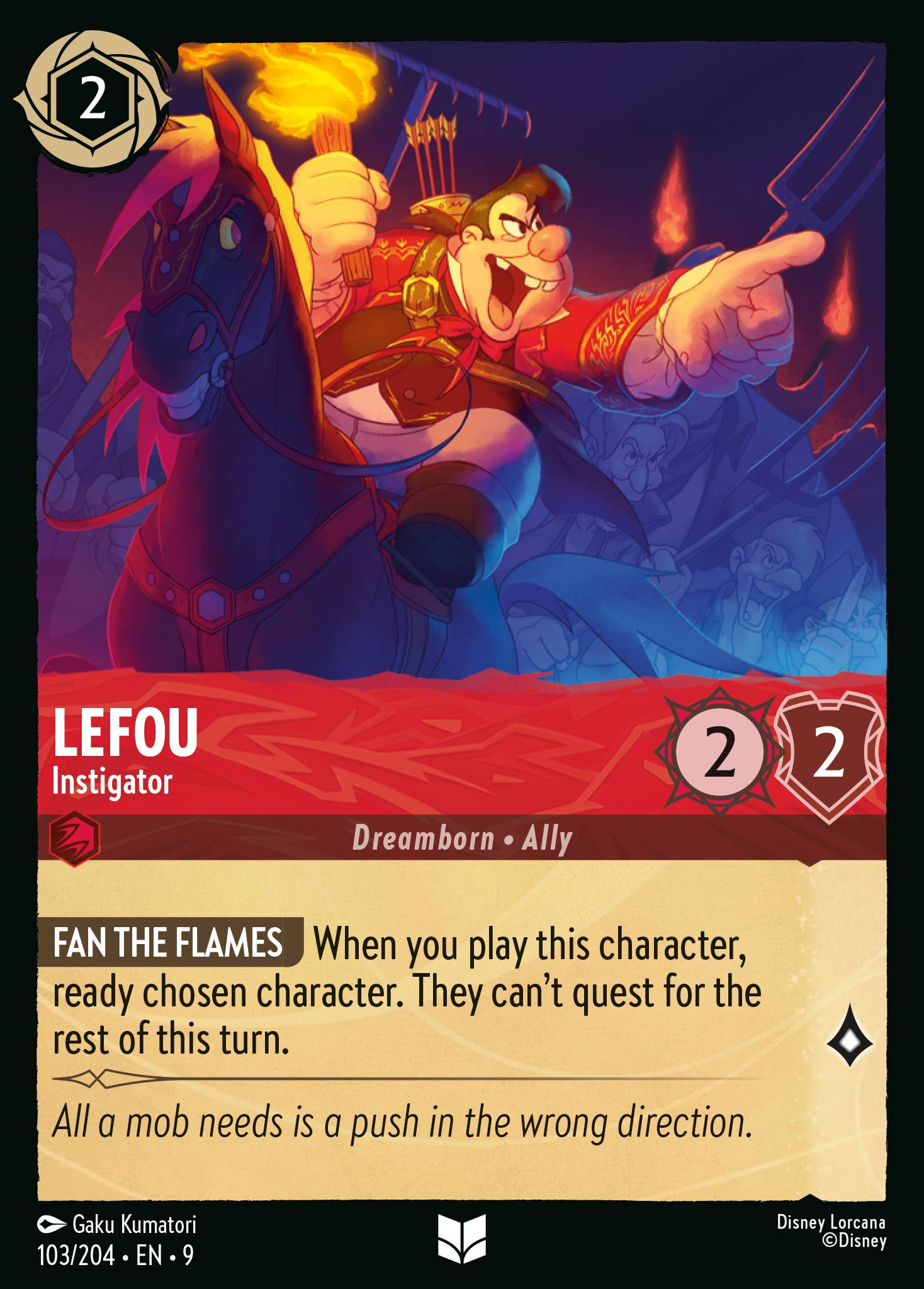LeFou — Instigator Disney Lorcana card