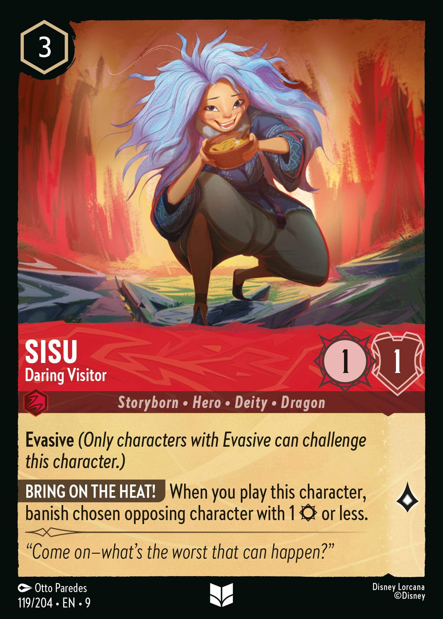 Sisu — Daring Visitor Disney Lorcana card