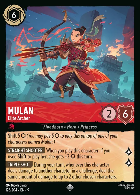 Mulan — Elite Archer Disney Lorcana card