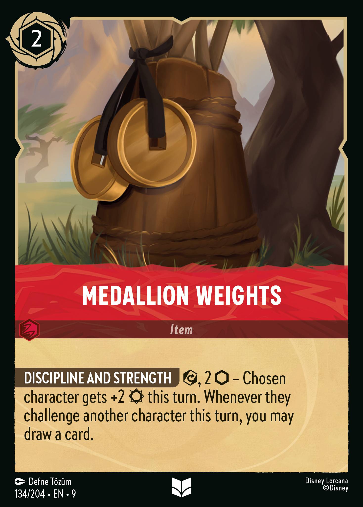 Medallion Weights Disney Lorcana card