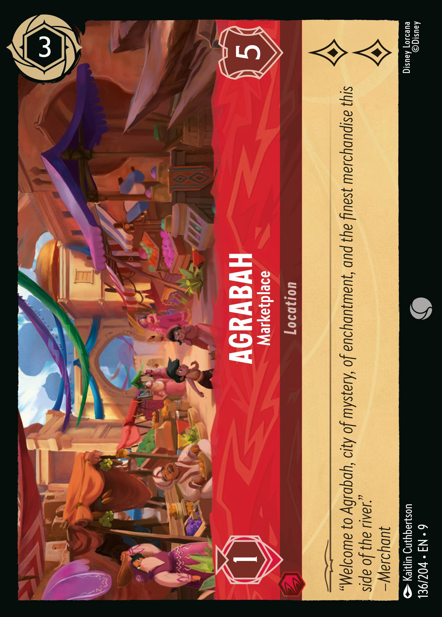 Agrabah — Marketplace Disney Lorcana card