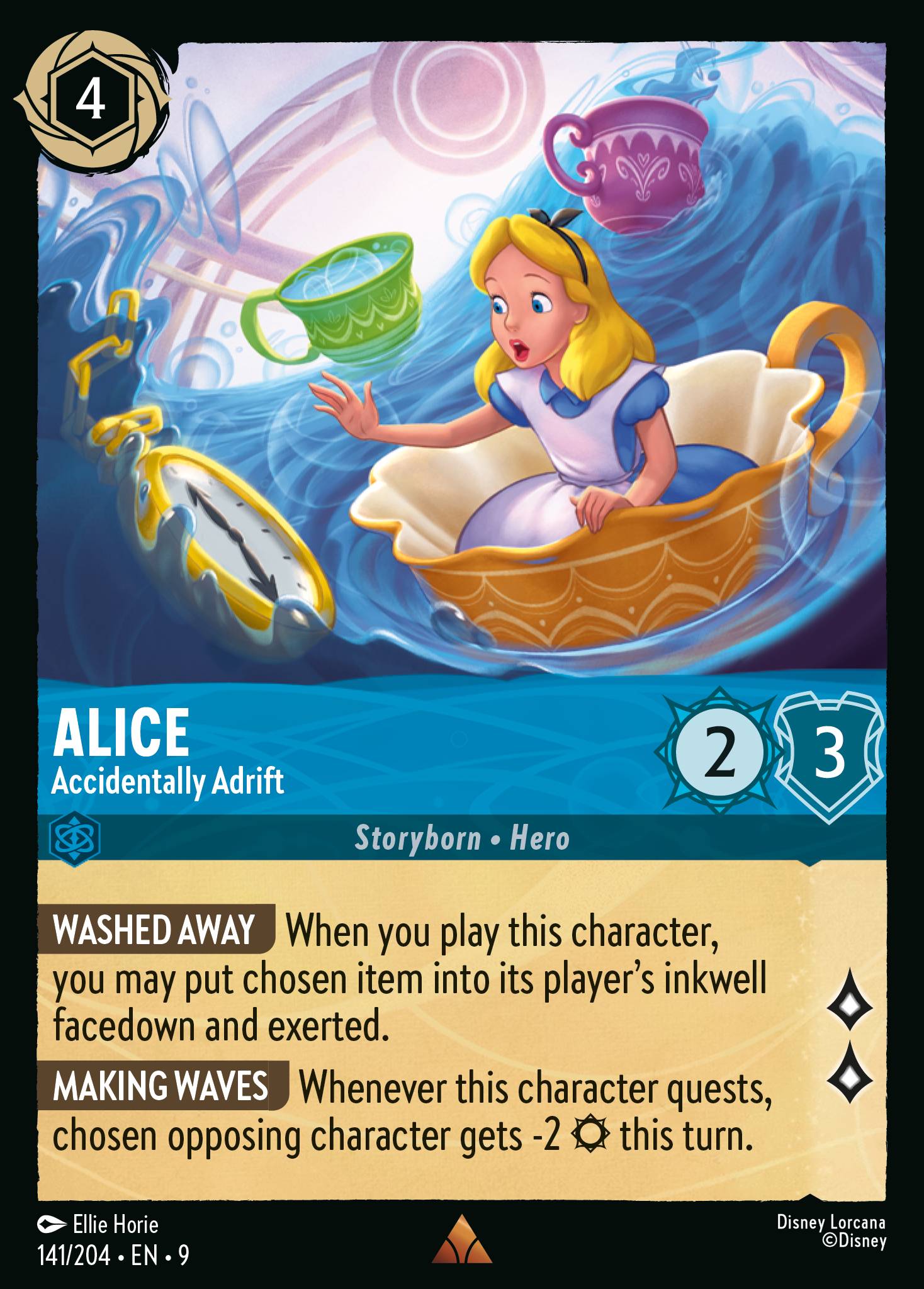 Alice — Accidentally Adrift Disney Lorcana card