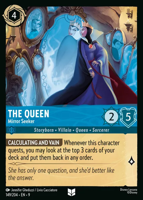 The Queen — Mirror Seeker Disney Lorcana card