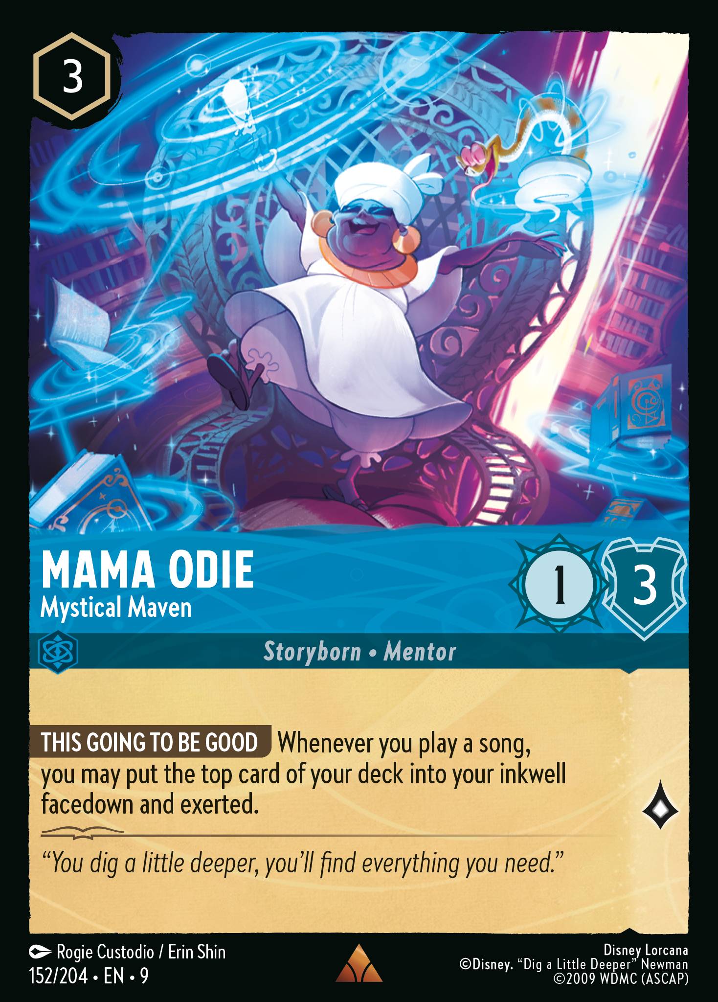 Mama Odie — Mystical Maven Disney Lorcana card