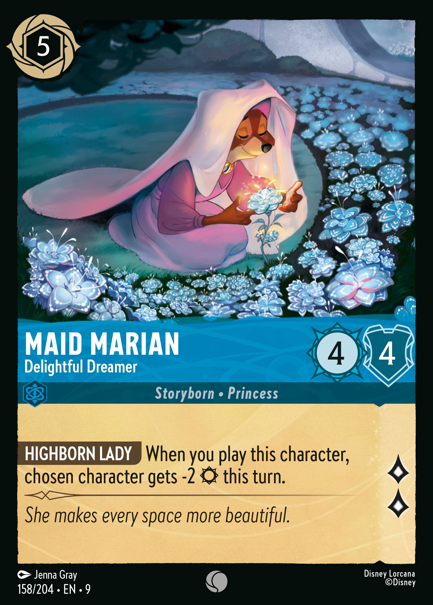 Maid Marian — Delightful Dreamer Disney Lorcana card