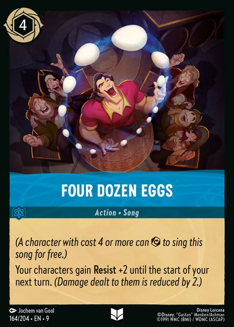 Four Dozen Eggs Disney Lorcana card