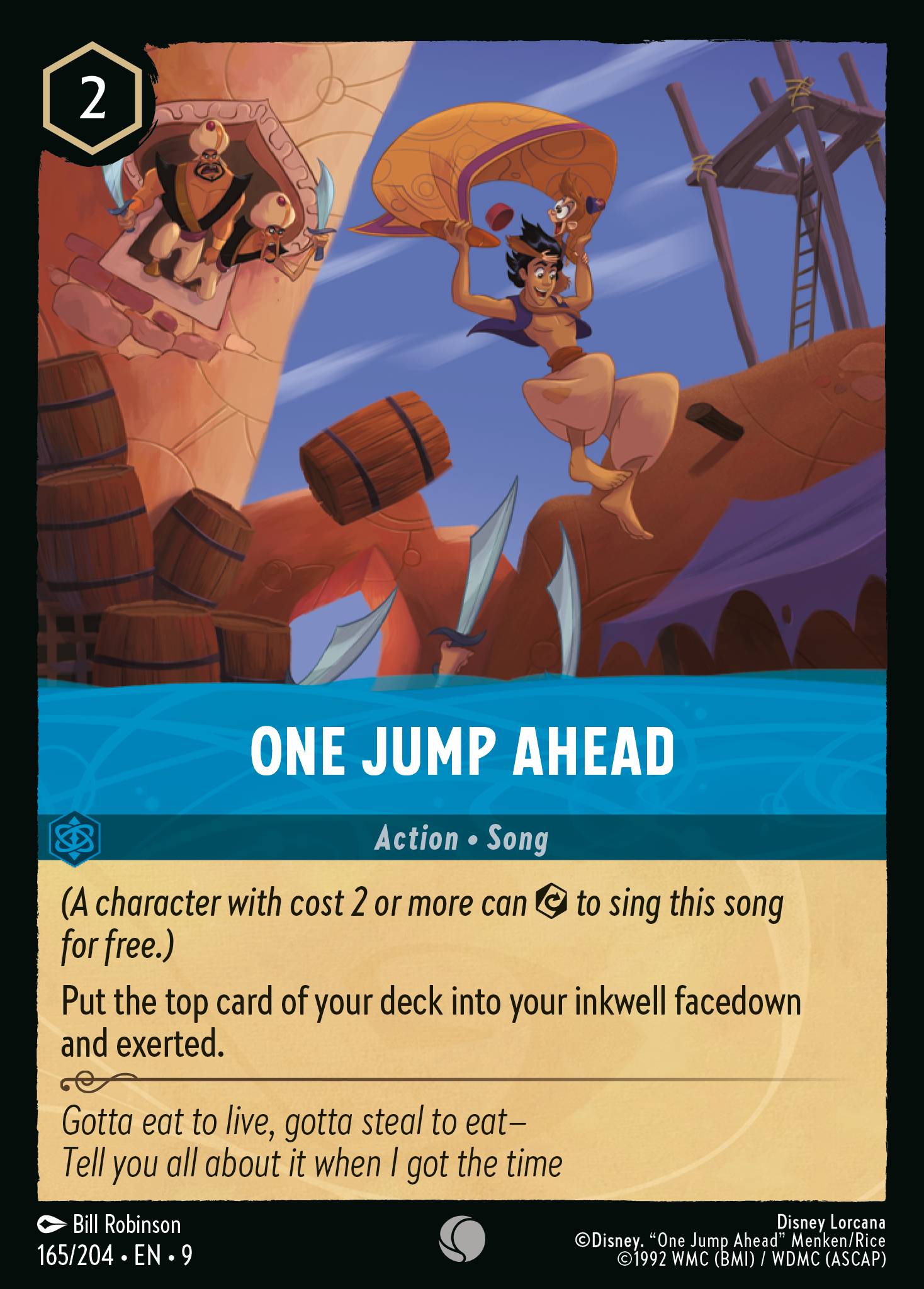 One Jump Ahead Disney Lorcana card