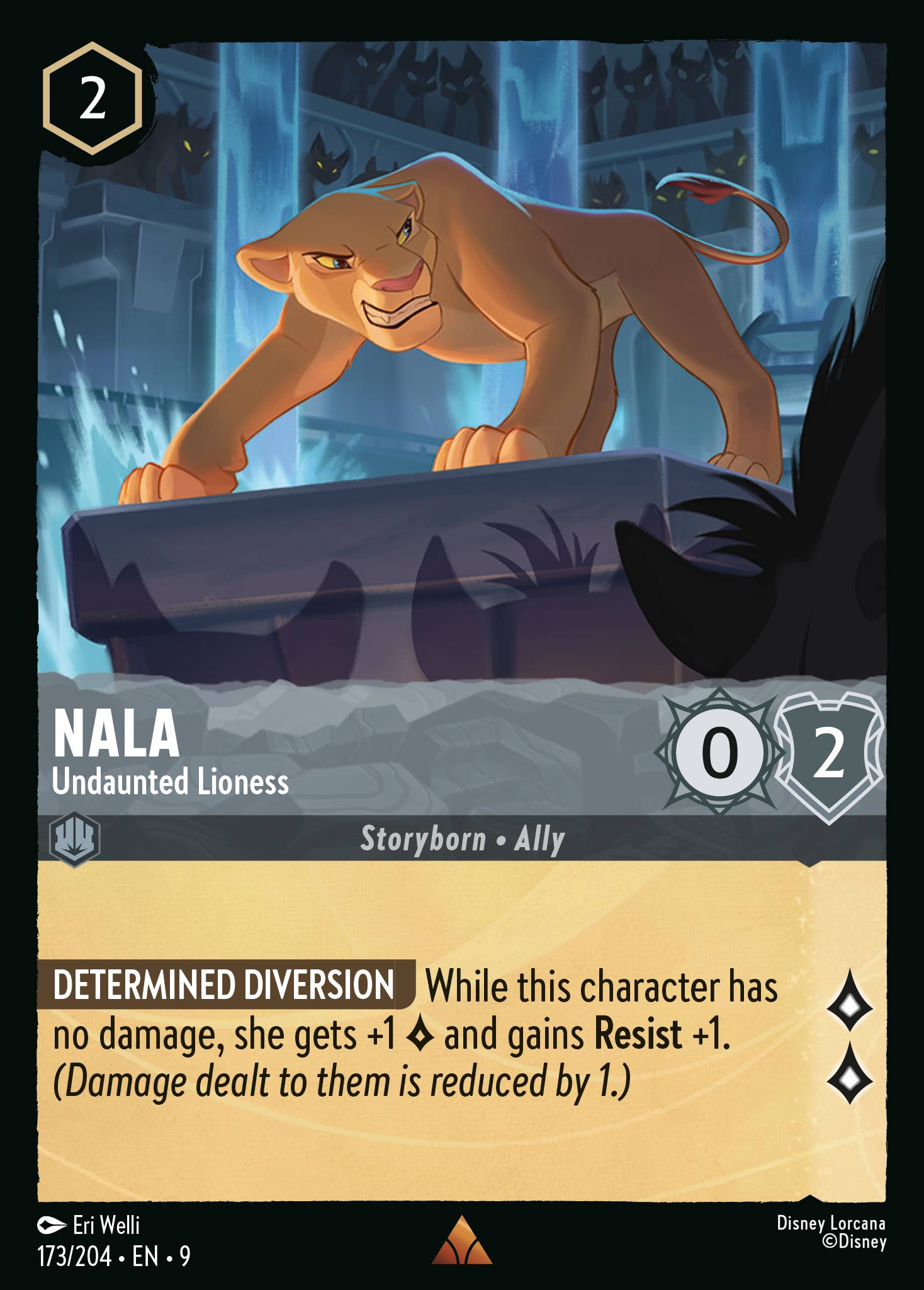 Nala — Undaunted Lioness Disney Lorcana card