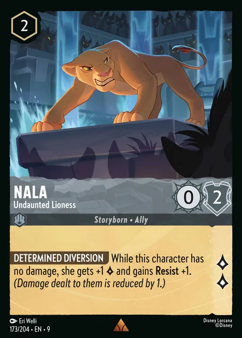 Nala — Undaunted Lioness Disney Lorcana card