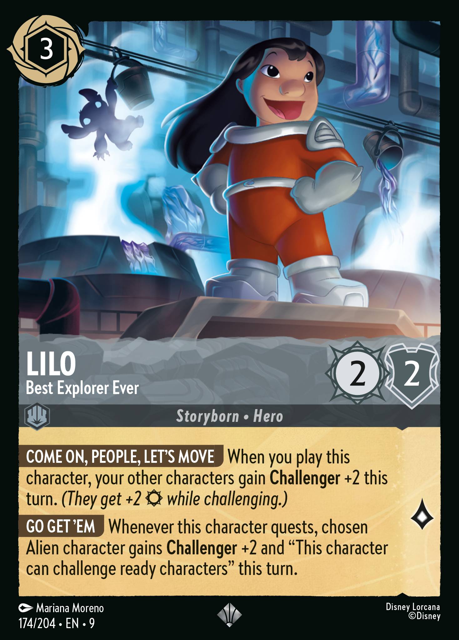 Lilo — Best Explorer Ever Disney Lorcana card