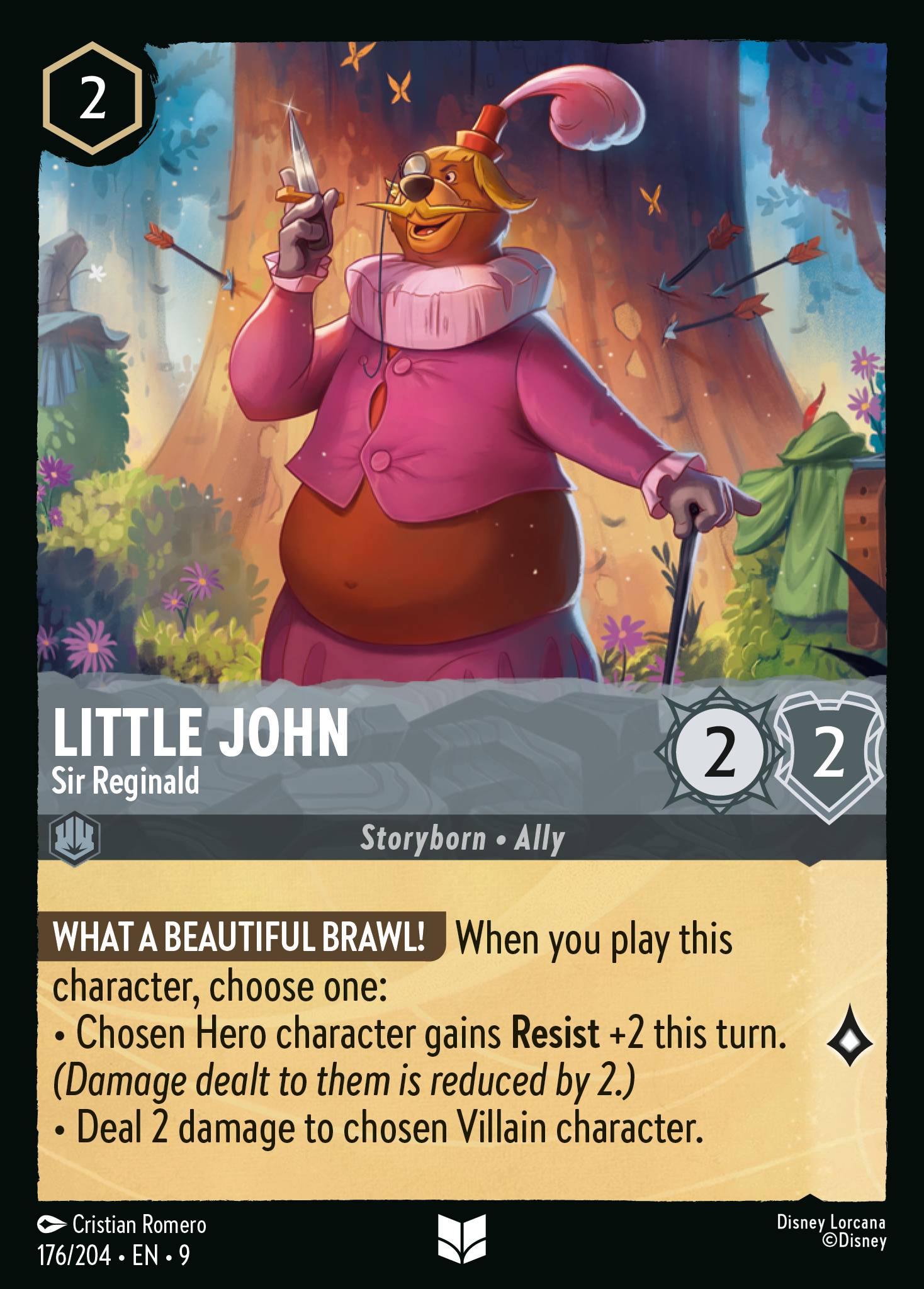 Little John — Sir Reginald Disney Lorcana card