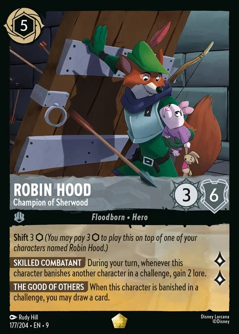 Robin Hood — Champion of Sherwood Disney Lorcana card