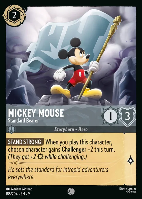 Mickey Mouse — Standard Bearer Disney Lorcana card