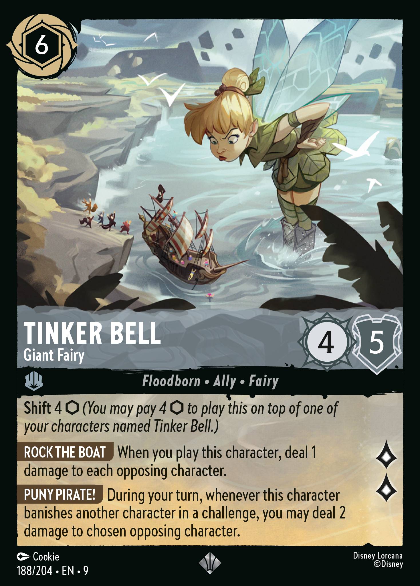Tinker Bell — Giant Fairy Disney Lorcana card