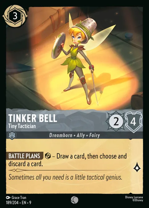 Tinker Bell — Tiny Tactician Disney Lorcana card