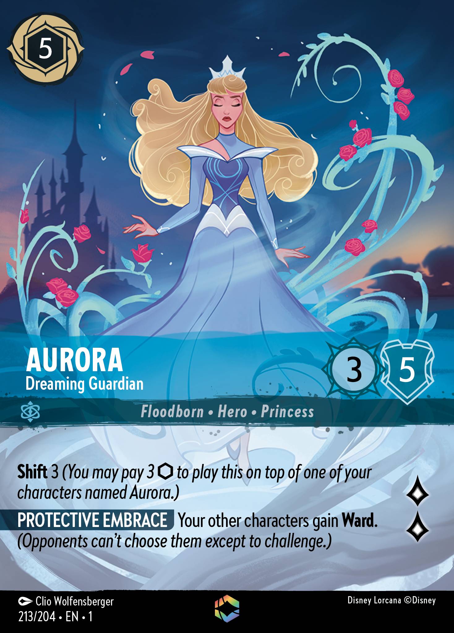 Aurora — Dreaming Guardian Disney Lorcana card