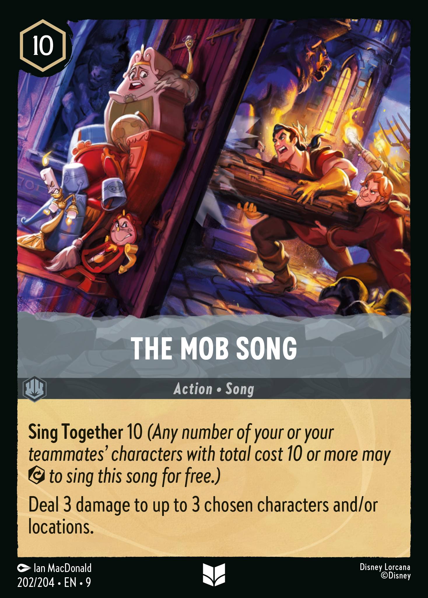 The Mob Song Disney Lorcana card