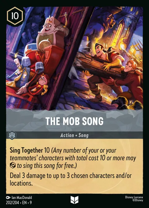 The Mob Song Disney Lorcana card