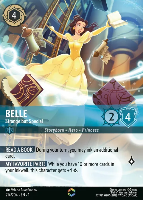 Belle — Strange but Special Disney Lorcana card