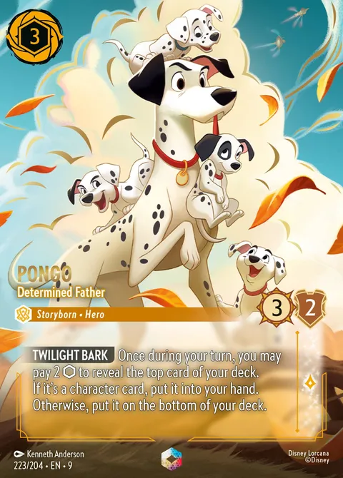 Pongo — Determined Father Disney Lorcana card