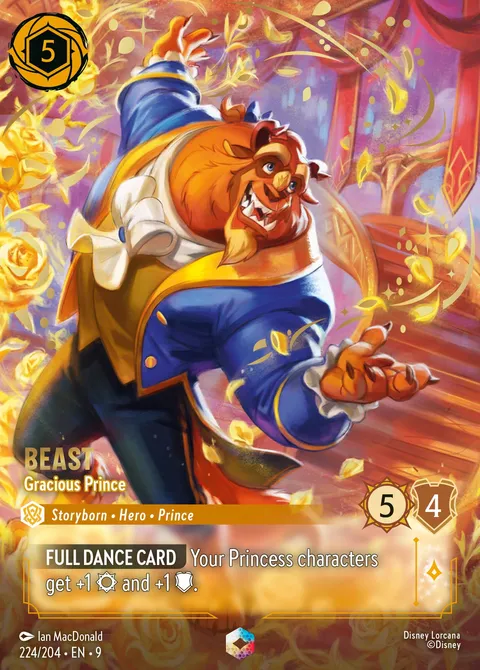 Beast — Gracious Prince Disney Lorcana card
