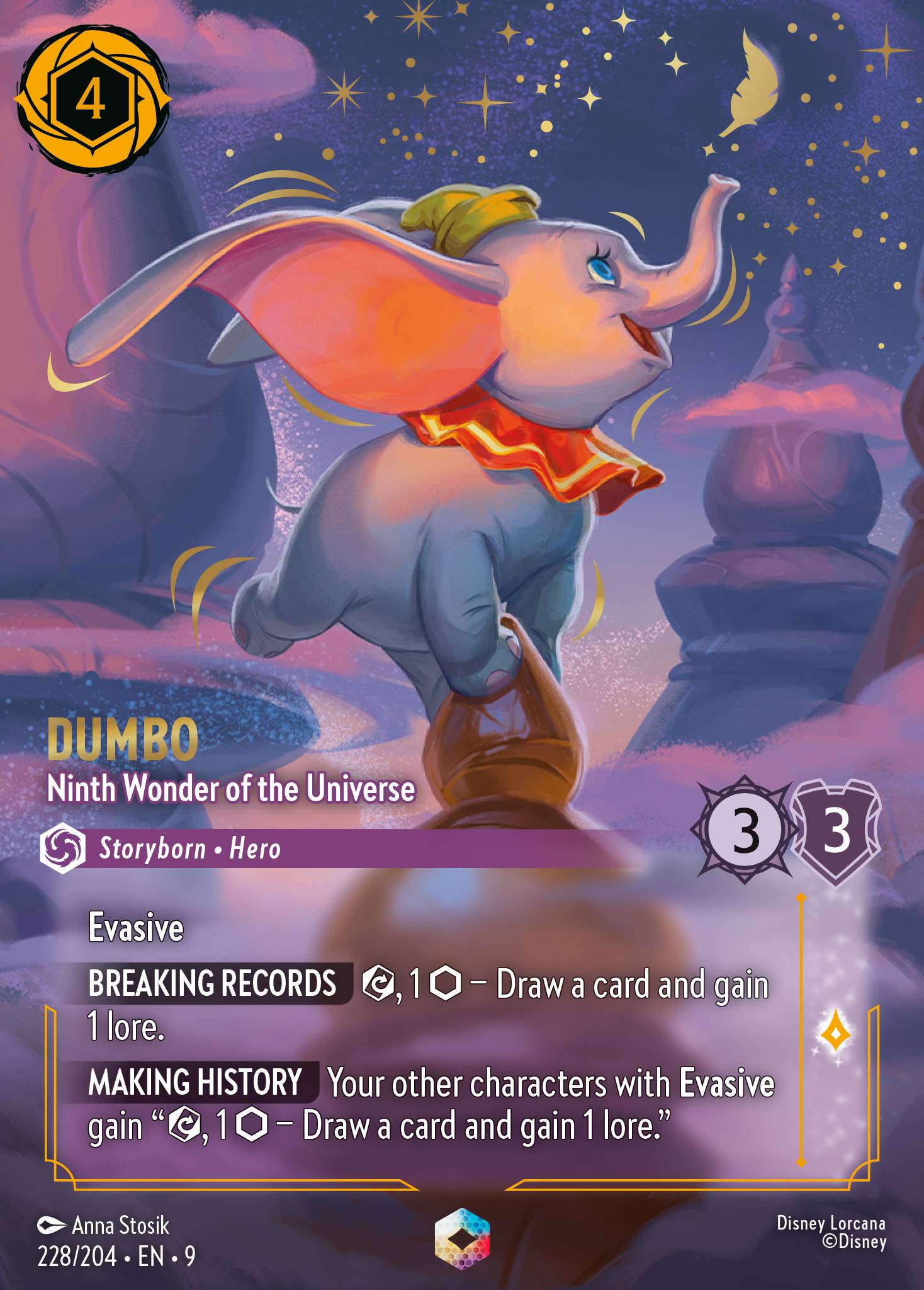 Dumbo — Ninth Wonder of the Universe Disney Lorcana card