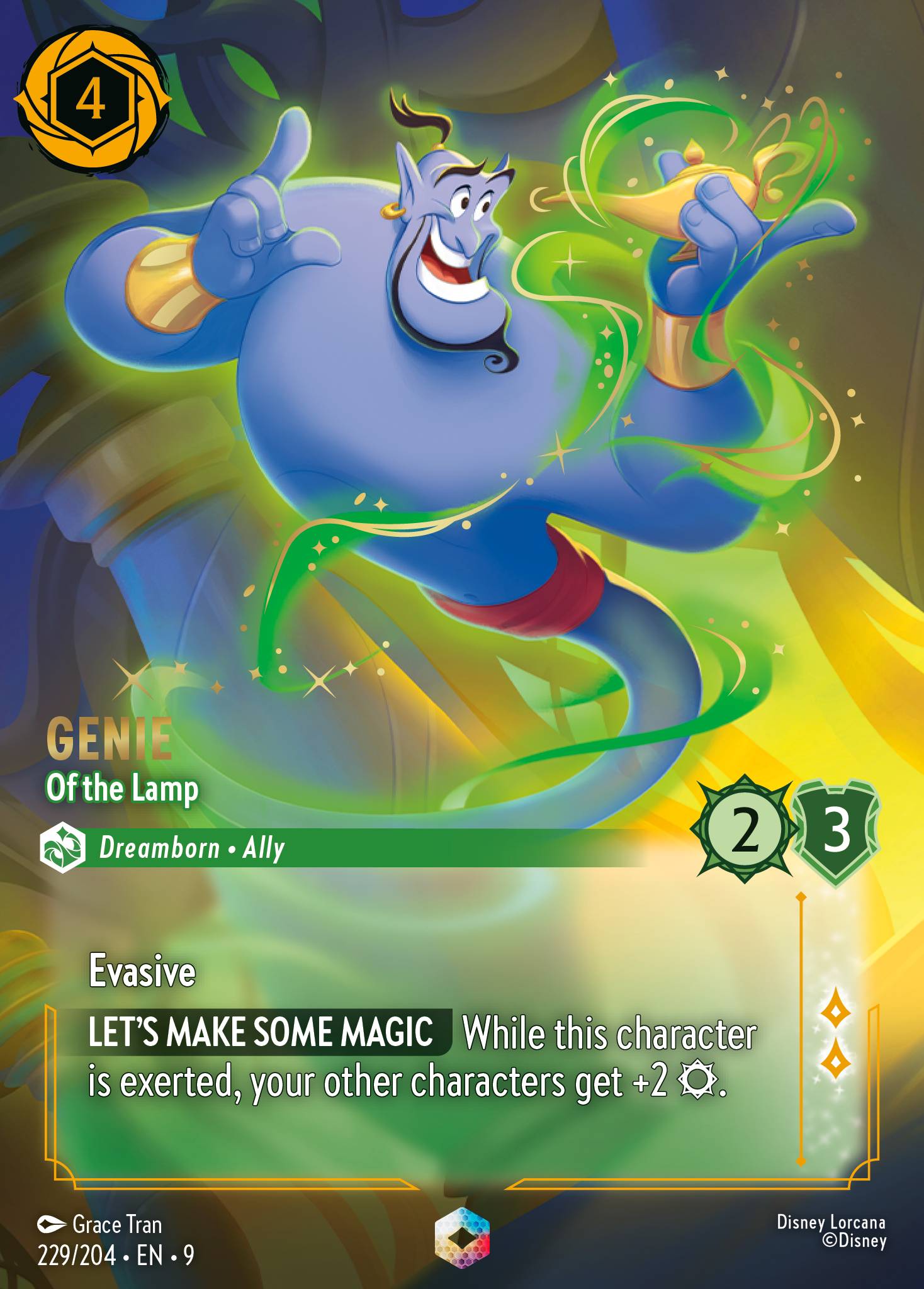 Genie — Of the Lamp Disney Lorcana card