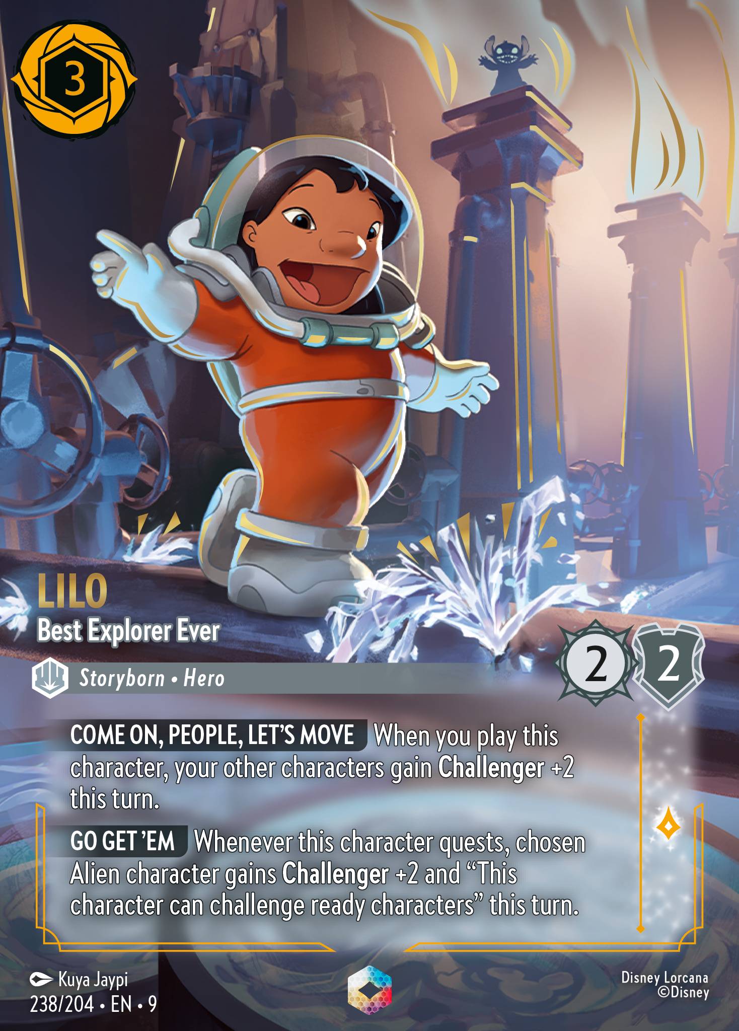 Lilo — Best Explorer Ever Disney Lorcana card