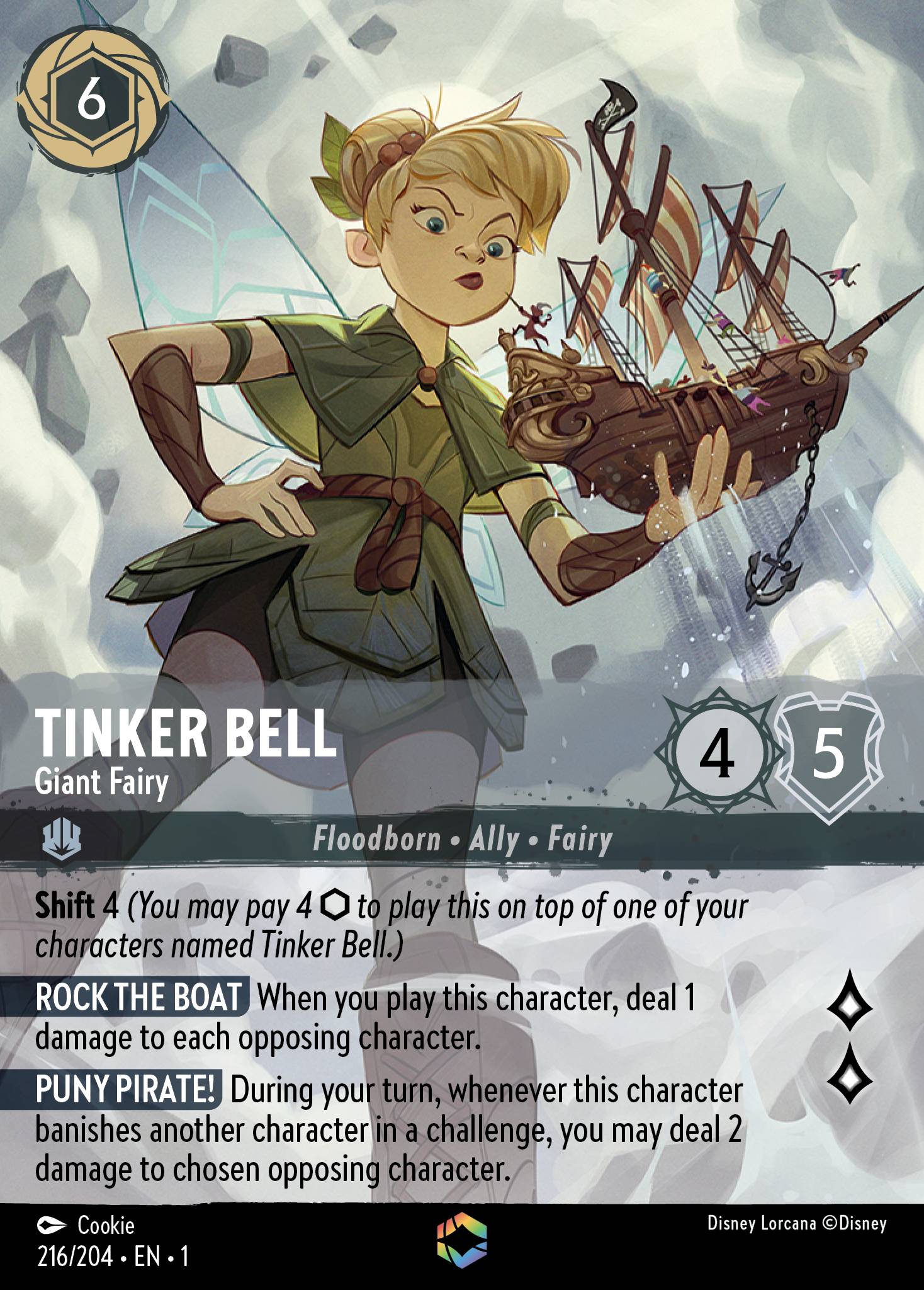 Tinker Bell — Giant Fairy Disney Lorcana card