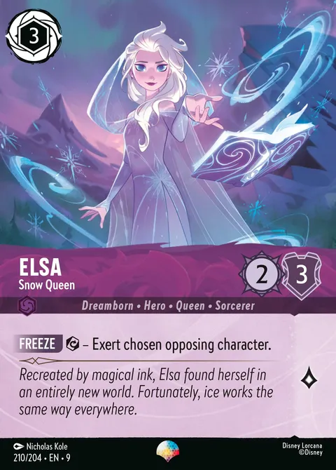Elsa — Snow Queen Disney Lorcana card