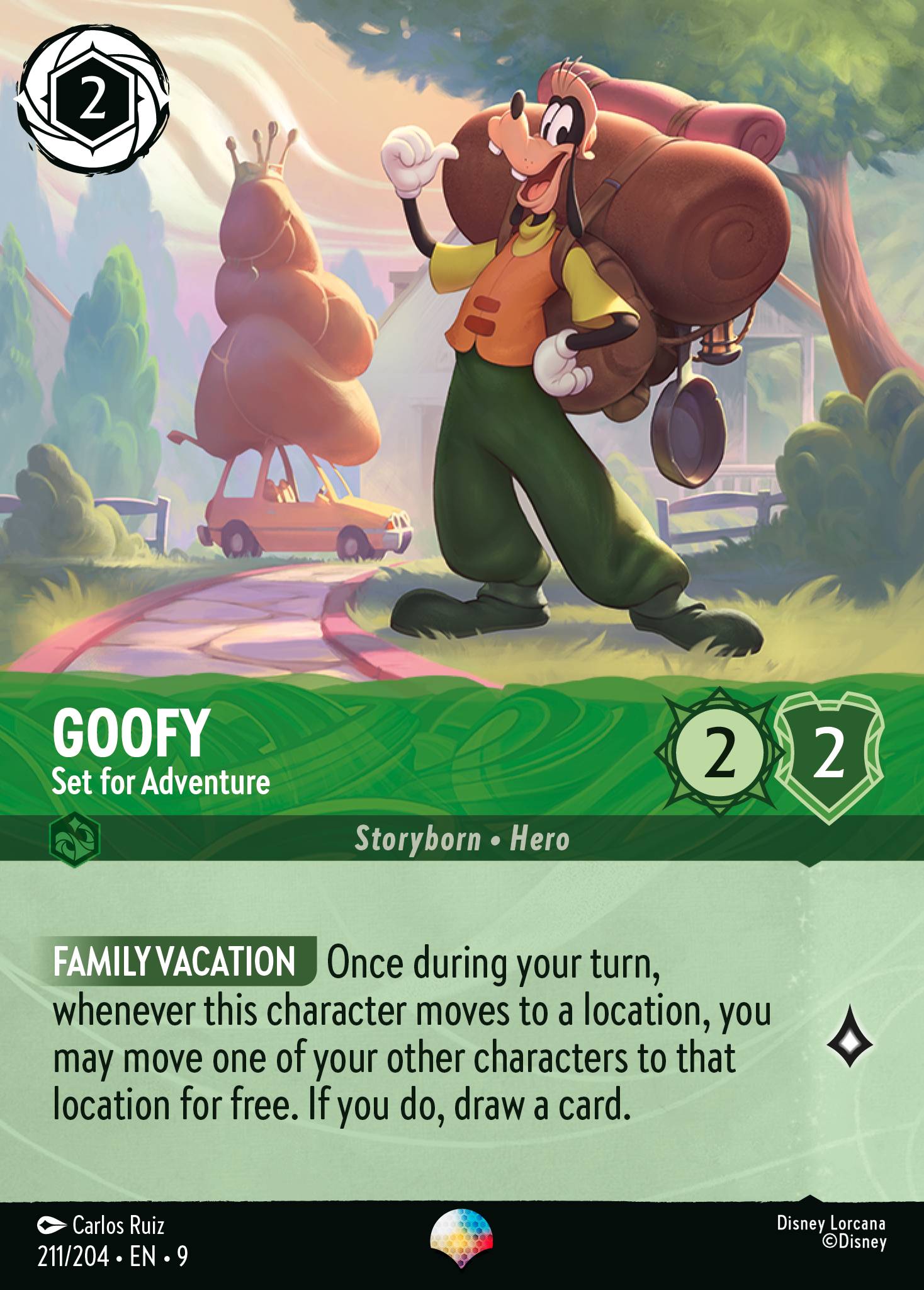 Goofy — Set for Adventure Disney Lorcana card