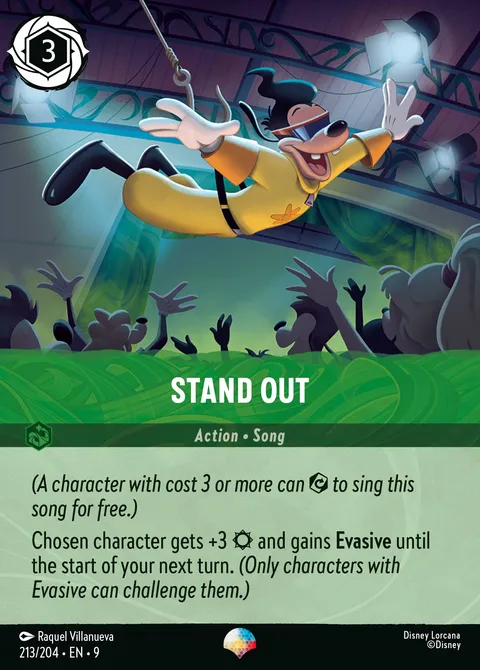 Stand Out Disney Lorcana card
